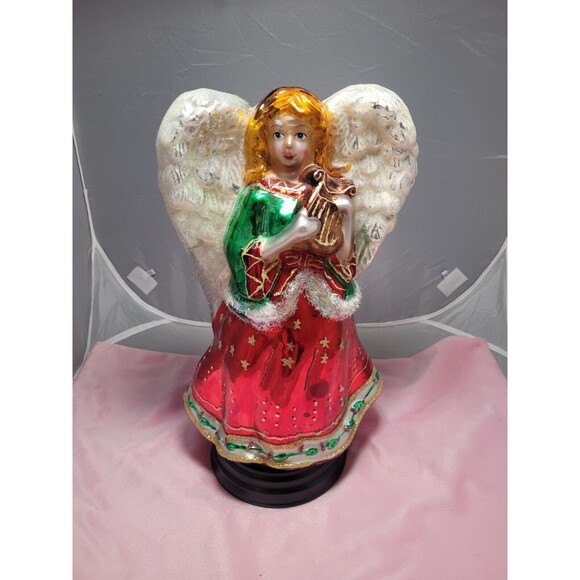 Very Rare Huge Tall Vintage Radko Angel 15” Glass - Picture 1 of 9
